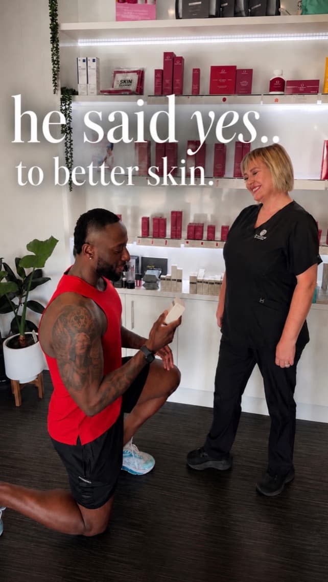 Brisbane Skin Aesthetics campaign still featuring David Momoh